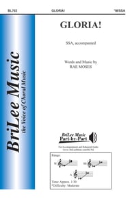 Gloria! SSA choral sheet music cover Thumbnail